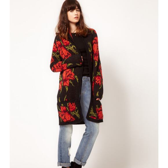 Free People Flower Power Boho Cardigan - Picture 2 of 7